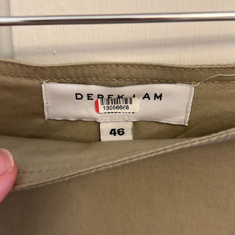Derek Lam // Khaki Lace Detail Skirt - Picture 7 of 8